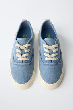 BAMBA CORDONES / Azul Lavanda - Zara фото 5