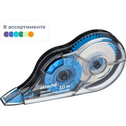 Корректирующая лента Attache Economy 5ммх10м, цвет ассорти, AN фото 3