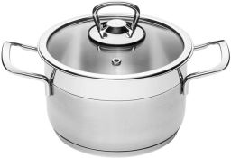 Кастрюля нерж. сталь 3.2л. София, стекл. крышка КАТЮША код.9920-290-0  фото 8