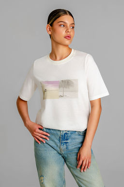 Арт. 31109 Футболка женская 44-52 (5 шт) Цвет:молочный - Калинка фото 21