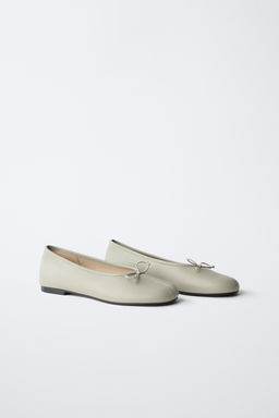 BAILARINA PIEL LAZO / Gris - Zara фото 2