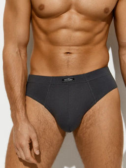 OmB 1223 Слипы закрытой резинкой - grigio scuro