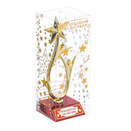 Кубок Победитель по жизни, наградная фигура, золото, пластик, 18 см