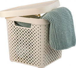 Корзина для хранения с крышкой Plast Team Stockholm, 20 л арт РТ5008