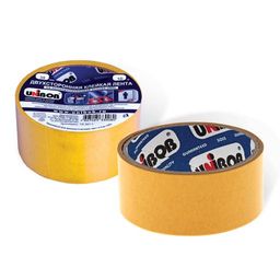 Клейкая лента двухсторонняя 38мм*10м "UNIBOB" (38566) основа-полипропилен