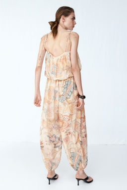 Mono con tirantes de lazo y perneras globo - H&m фото 3