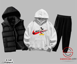 Костюм тройка, двунитка