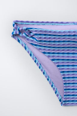 6-14 A?OS/ BIKINI TEXTURA RAYAS / Azul - Zara фото 4