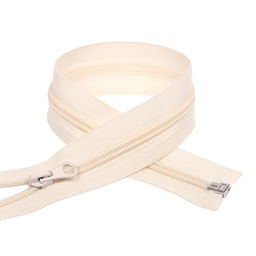 Молния Mzip пласт. спираль №5-N 70см цв.F306 св.бежевый уп.10шт