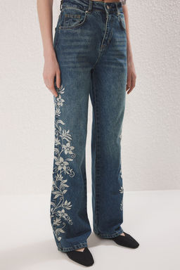 Mavi Nak?sl? Yuksek Bel Wide Leg Jeans TWOSS25JE00265