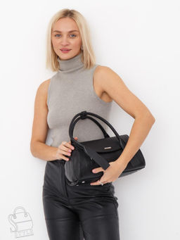 Сумка женская кожаная 98343SP black Velina Fabbiano-Safenta