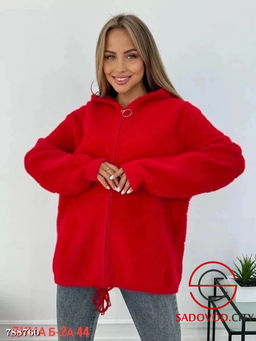 Женский пушистый кардиган