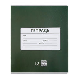 Комплект тетрадей из 10 штук 12 листов в частую косую линию Однотонная Новая Школьная, обложка мелованная бумага, ВД-лак, блок офсет - Calligrata фото 7