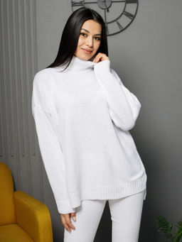 Водолазка удлиненная w-02-037 с шерстью 20% - Esenia фото 27