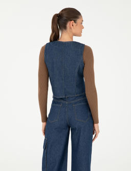 _ndigo Slim Fit Yelek - Pierre cardin фото 5