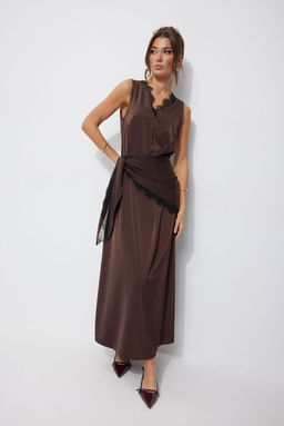 Платье LYUSHe 4249 коричневый