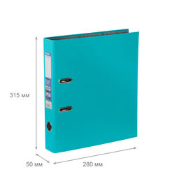 Expert Complete Регистратор PVC 50 мм 50 шт. Classic A4 арочный механ. (разб.) лён изумрудный 251809