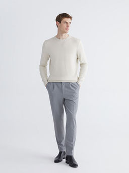 Bisiklet Yaka Erkek Triko Kazak