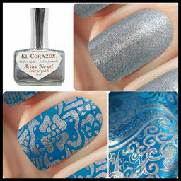 El Corazon 423/ 901 active Bio-gel French серебристый