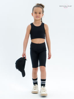 Костюм Тренд лапша черный - Sovalina фото 7