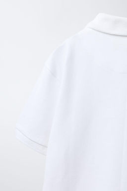 POLO B?SICO PIQU? / Blanco - Zara фото 4