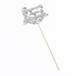 Цена за 4 шт. Топпер для торта «Доченька, С днем рождения»