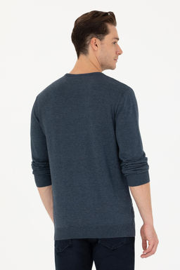 Мужской темно-синий базовый свитер Неожиданная скидка в корзине - U.s. polo assn фото 12