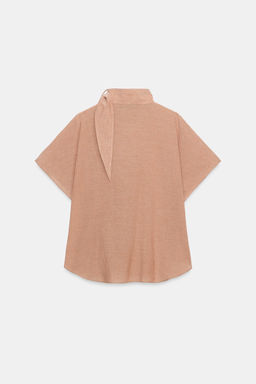 CAMISA ALAMARES ZW COLLECTION / Marr?n claro - Zara фото 6