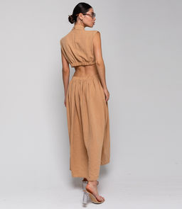 Платье #ОТЦ04002, бежевый