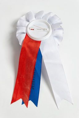 Значок на булавке с лентой триколор Выпускник - Больше подарков фото 2