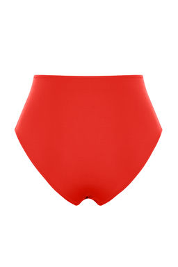 K?rm?z? Cut Out/Pencere Detayl? Hipster Yuksek Bel Bikini Alt? TBESS20BA0184