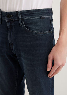 Martin Mavi Premium Gece Mavisi Jean Pantolon  фото 6