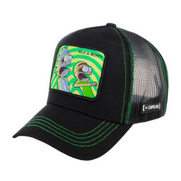 Бейсболка CAPSLAB арт. CL/REM/1/PSY2 Rick and Morty Portal (черный)