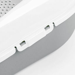 Лоток для кошек с сеткой и бортом «Космо» 51.9×37.8×21.3 см, серый