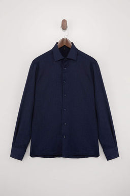 Lacivert Regular Erkek Gomlek TMNSS26GO00007