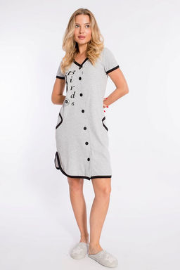 Халат Анжела М31415м Меланж - Елена фото 2