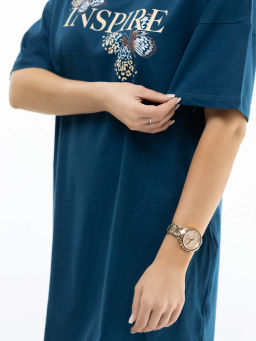 Туника женская, цвет зеленый