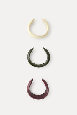 PACK OF 3 LEATHER BRACELETS - Zara фото 2