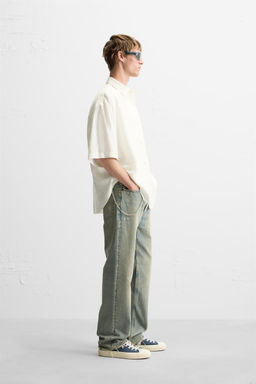 OVERSIZE SHIRT WITH SYMBOLS - Zara фото 4