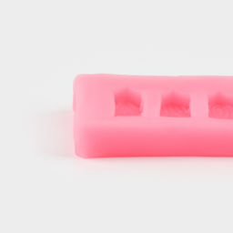 Молд для заливки Доляна «Заборчик», силикон, 16.5×3.6×0.8 см, розовый