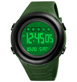 Часы наручные Skmei мужские электронные спортивные 1674army-green-white