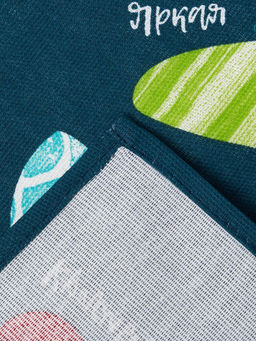 Цена за 2 шт. Кухонное полотенце Доляна. Радужные бабочки, 35?60 см, 100% хлопок, 160 г/м?