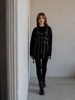 Лонгслив Pike, черный