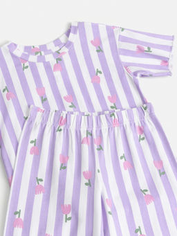 ACOOLA / Пижама детская для девочек Pelino лавандовый  фото 5