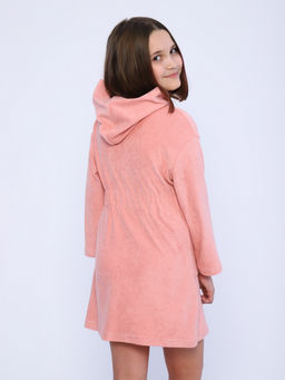 Халат подростковый из махры Нежность светло - розовый - Амадэль фото 10