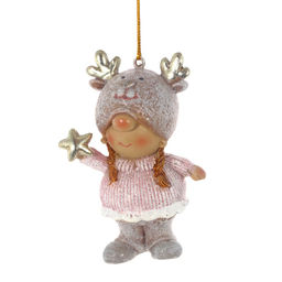 Фигурка декоративная "Дети", L4,5 W3,5 H8 см, 6в.