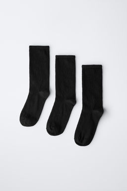 THREE-PACK OF LONG SPORTS SOCKS - Zara фото 3