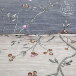 Постельное белье Эвита (сатин Premium) 2 сп. с Евро/Пододеяльник (молния): 1 шт. - 215*175; Простыня: 1 шт. - 240*240; Наволочка (молния, ушки): 2 шт. - 70*70; Наволочка (молния): 2 шт. - 50*70 Premium - Артпостель фото 5