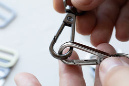 Фурнитура сумочная металл Gamma GH 100/09/10 Карабин 9 мм 10 шт. №30 под золото