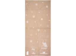 6с102.511ж2 Зимний привет (лен3) Полотенце махровое 67х150см